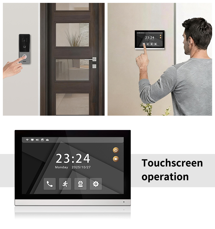 Smart Doorbell Wired - 2-przewodowy system wideodomofonowy 1080P WiFi Tuya