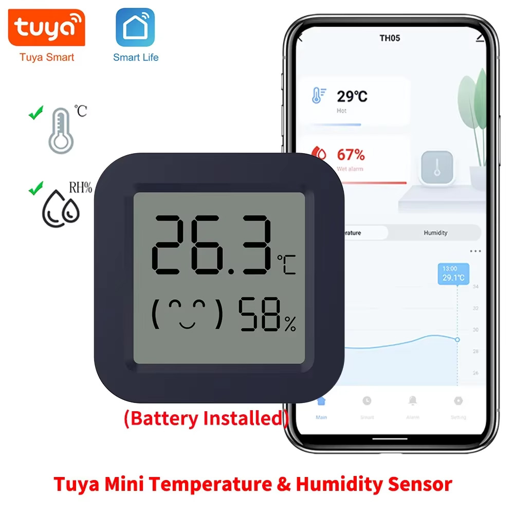 Temperature Humidity Sensor - Mini Inteligentny Termometr Higrometr Czujnik Temperatury