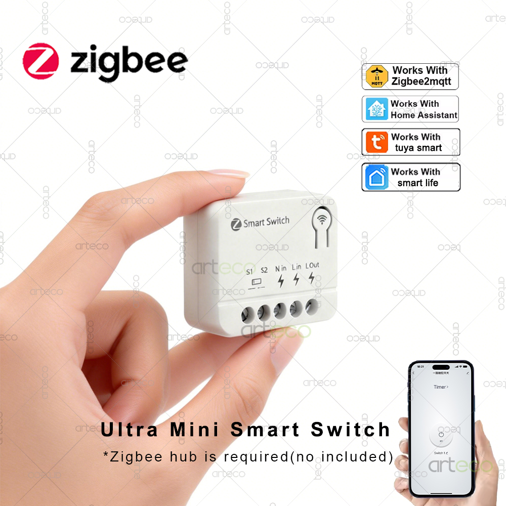 Home Automation Diy - Moduł inteligentnego wyłącznika Zigbee Mini DIY,