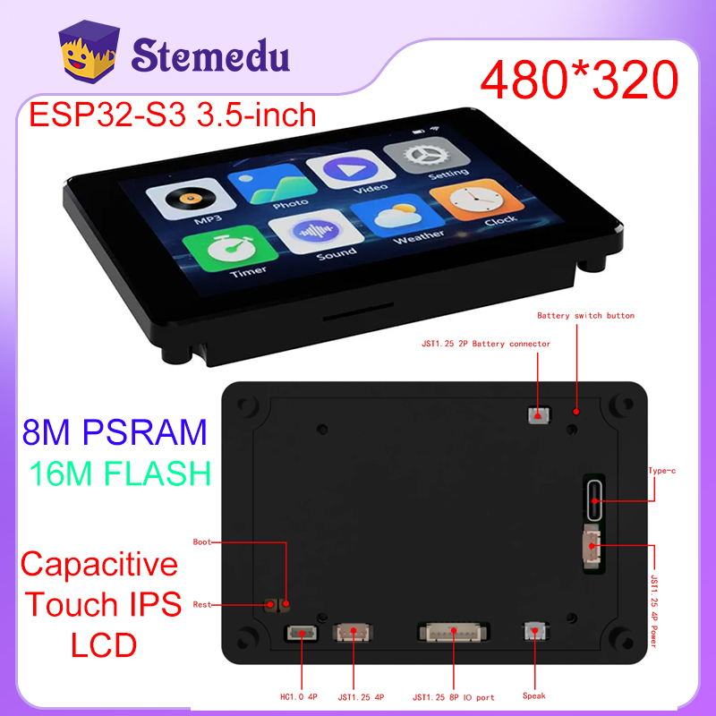 Mini ESP32-S3 3.5 calowy pojem – Home Automation Arduino recenzja i cena