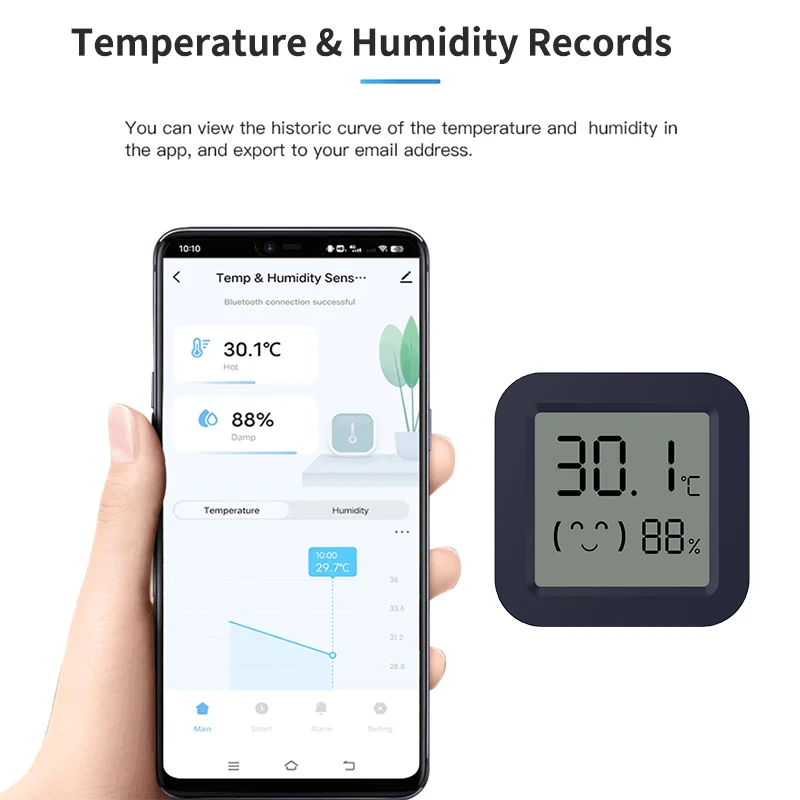 Mini Inteligentny Termometr Hi – Temperature Humidity Sensor recenzja i cena