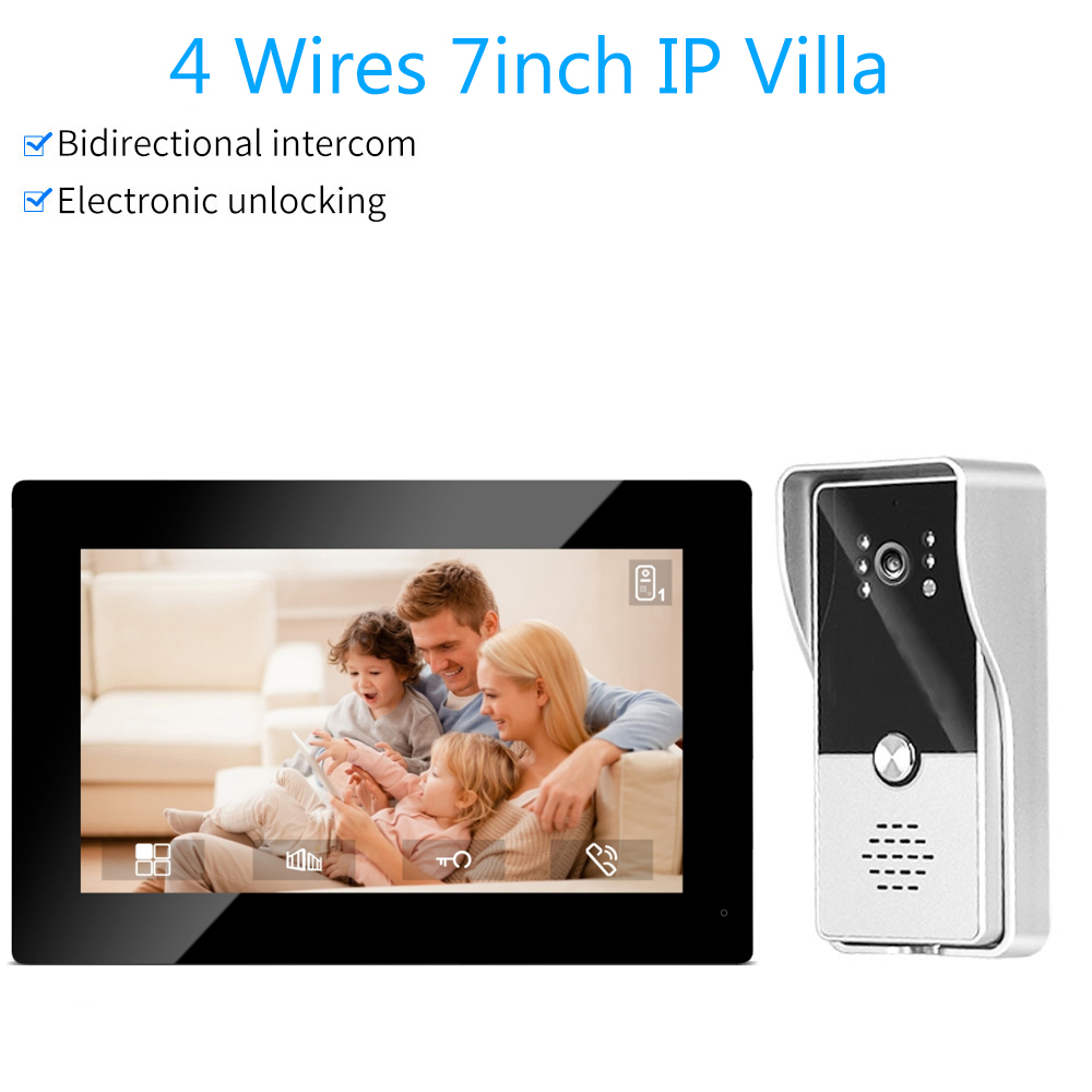 7-calowy kolorowy przewodowy w – Smart Doorbell Wired recenzja i cena