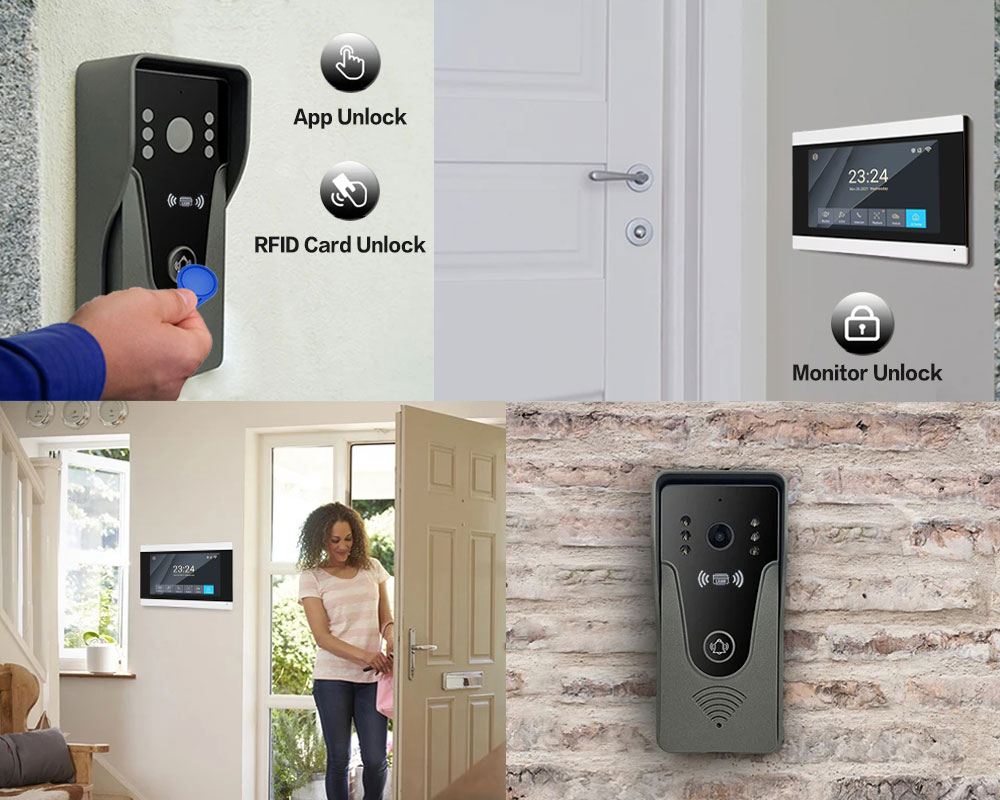 Tuya 1080P 7-calowy kolorowy e – Smart Doorbell Wired recenzja i cena